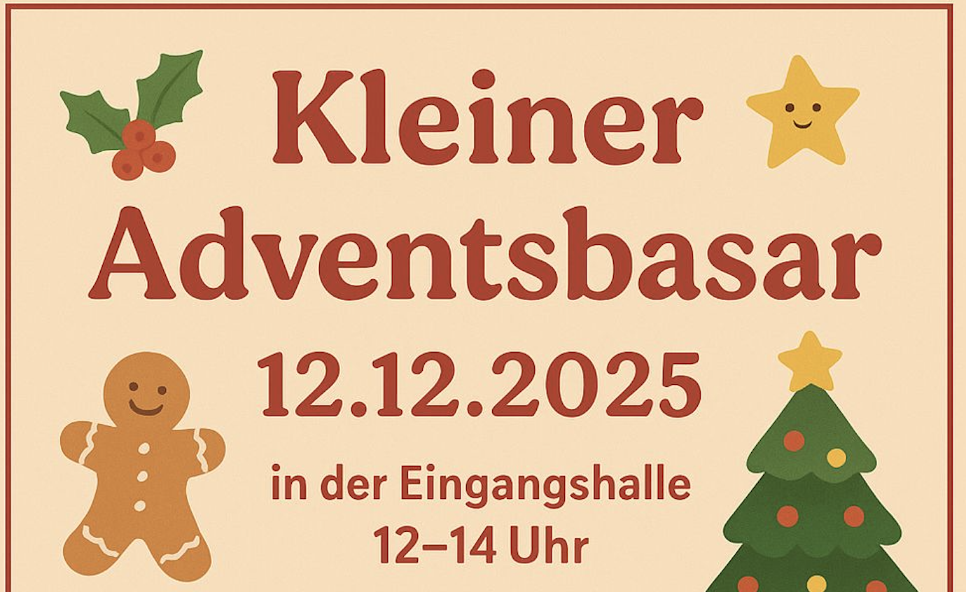 Mini-Adventsbasar am 12.12. in der Eingangshalle